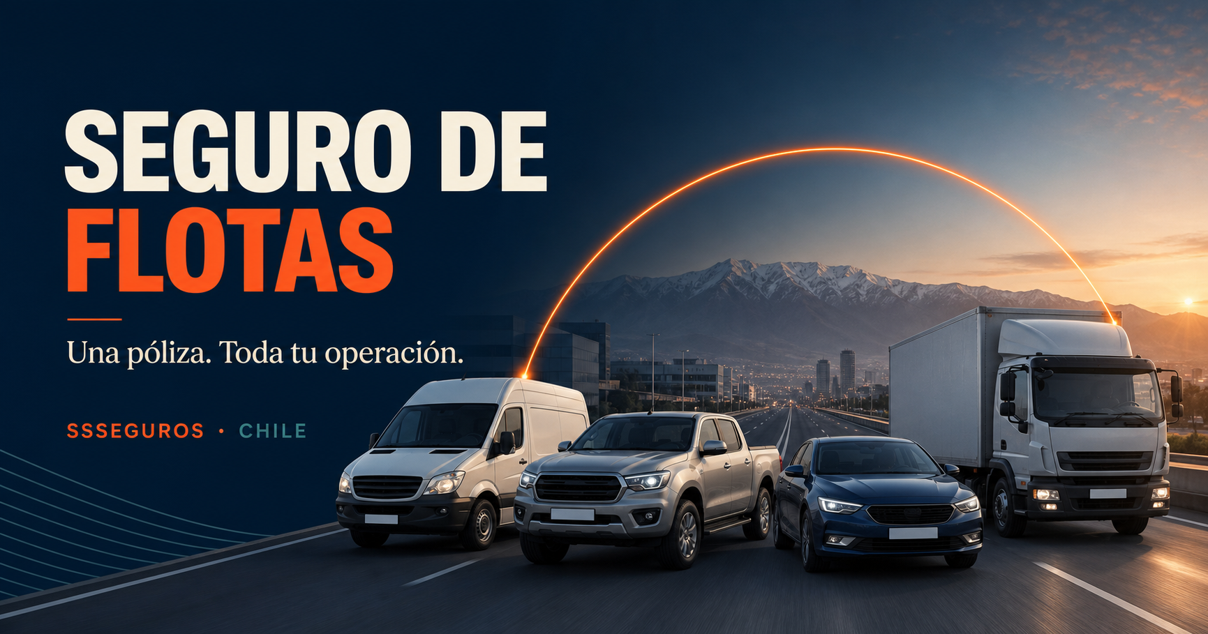 Seguro de Flotas para vehículos de empresas en Chile